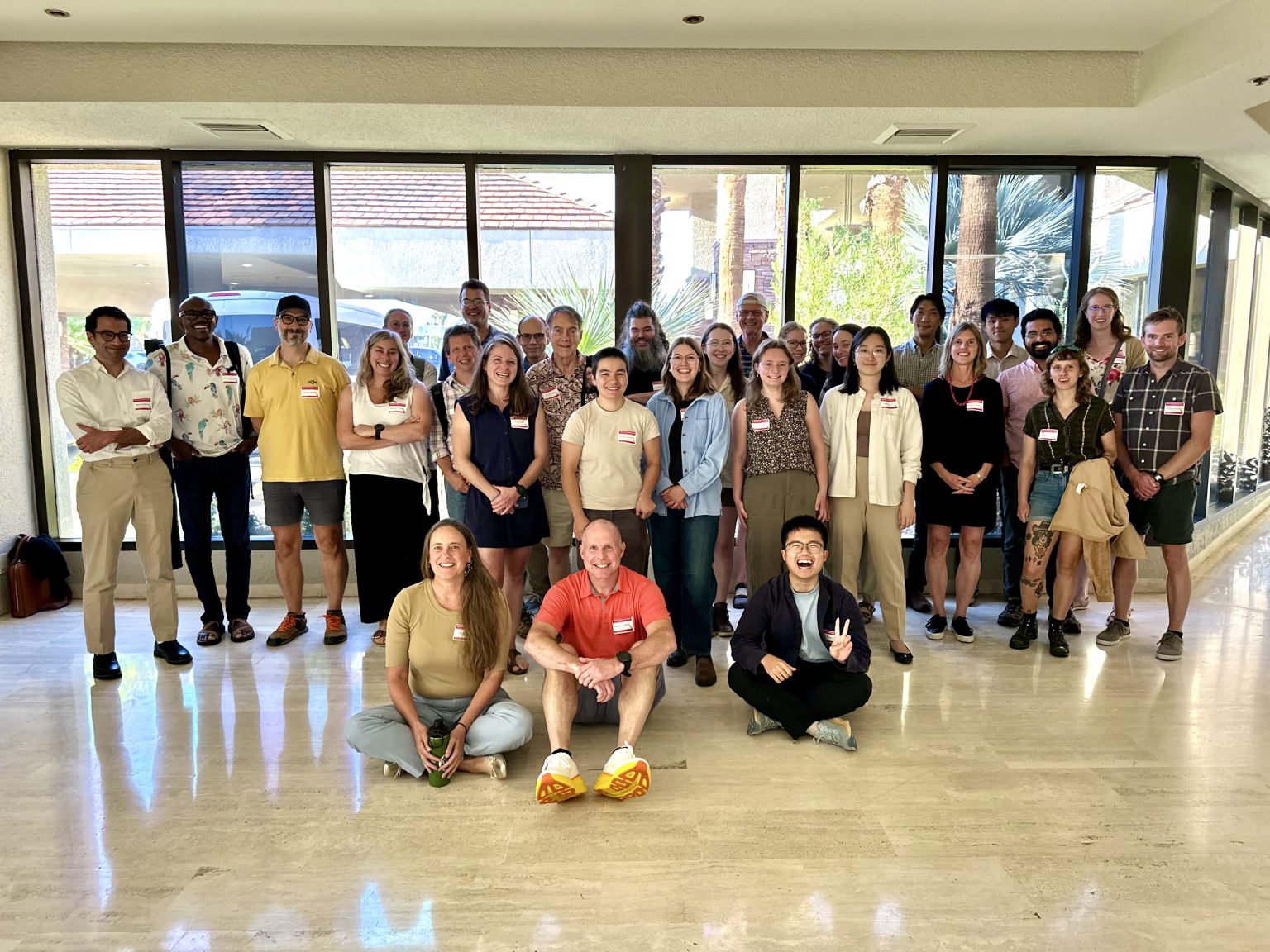 Group picture of CRM workshop attendees