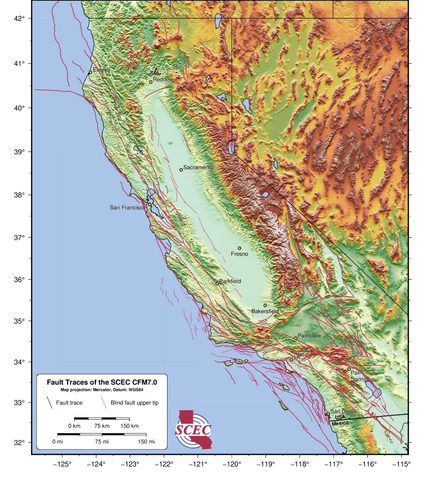 CFM shaded DEM, color